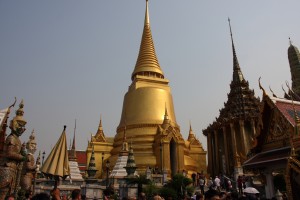 Wat Phra Kaew в които се намира емералдовия Буда